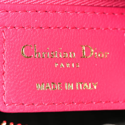 Christian Dior Lambskin Cannage Medium Lady Dior Pink 6 of 10