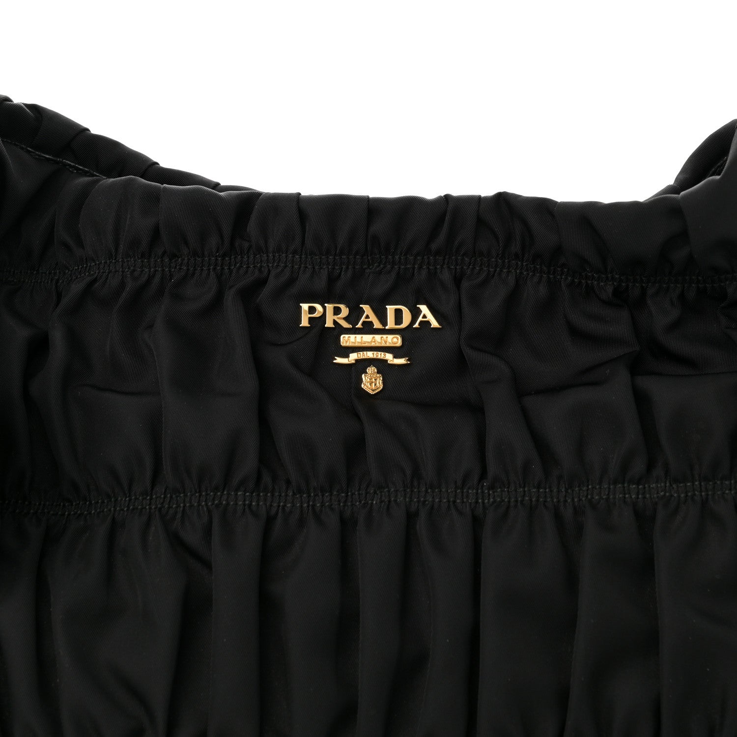 Prada Tessuto Nylon Gaufre Tote Black 8 of 13