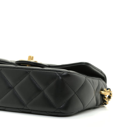 Chanel Lambskin Quilted Mini My Perfect Flap Black 6 of 12
