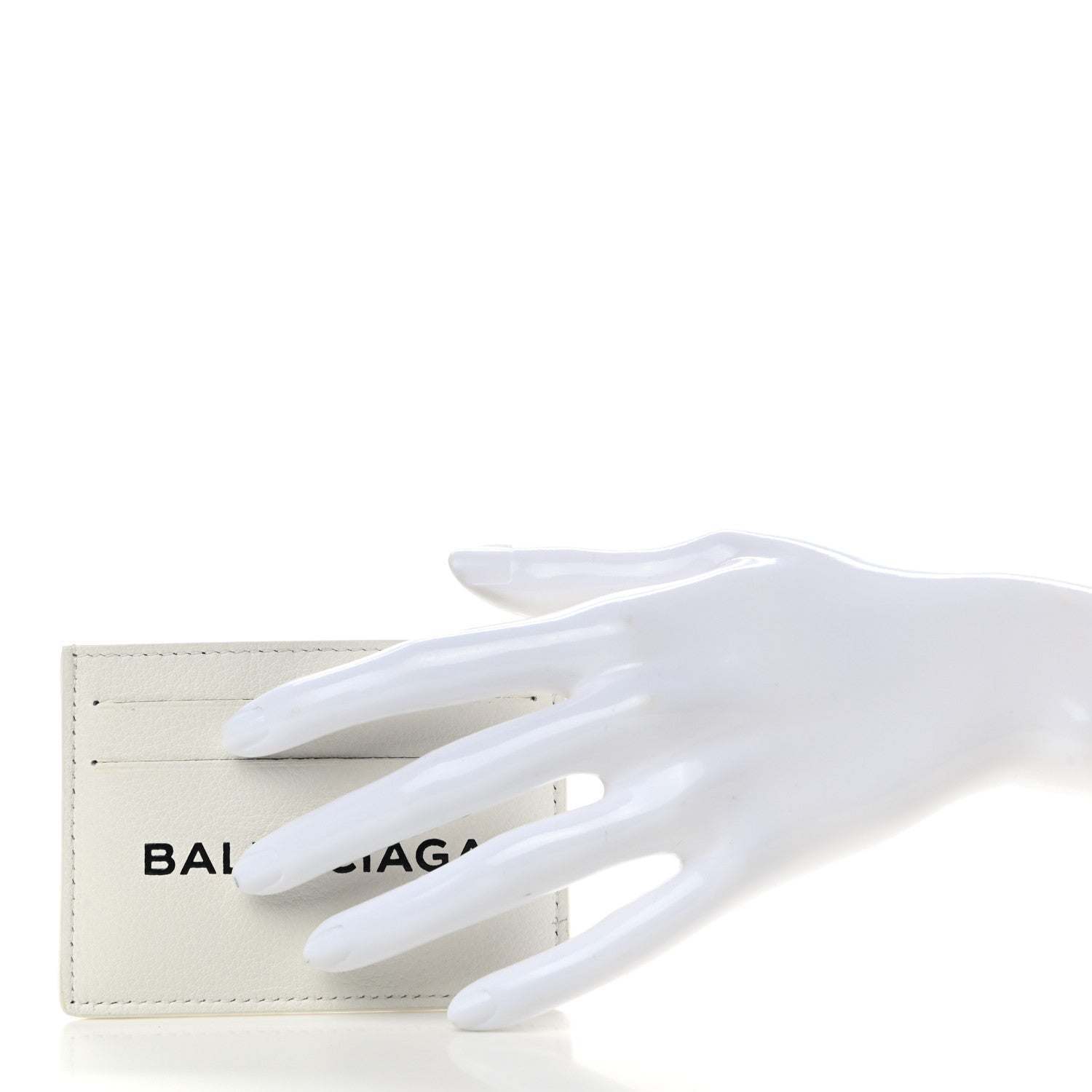 Balenciaga Calfskin Everyday Multi Card Case White 2 of 6