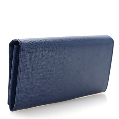 Salvatore Ferragamo Printed Calfskin Vara Bow Continental Wallet Oxford Blue 3 of 7