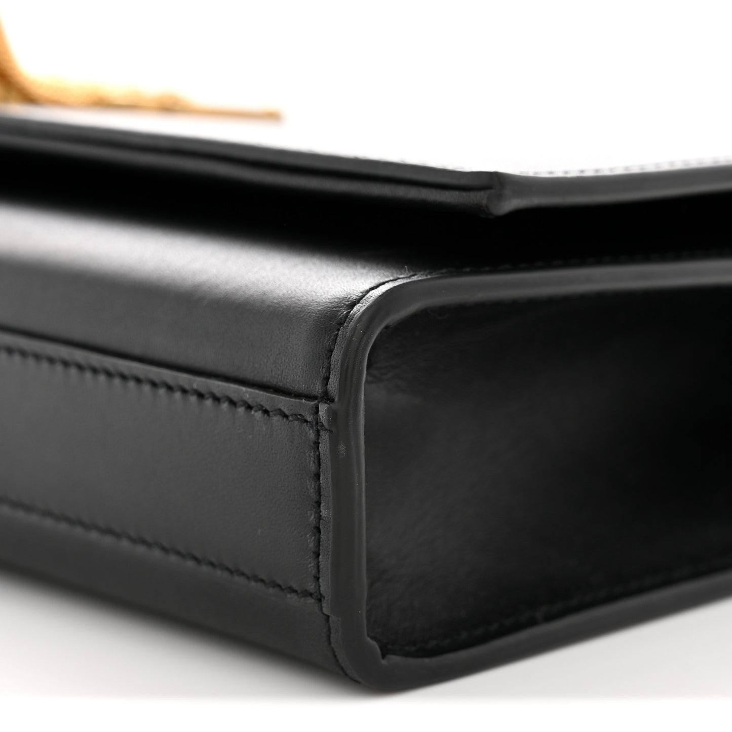 Calfskin Classic Monogram Tassel Clutch Black