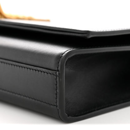Saint Laurent Calfskin Classic Monogram Tassel Clutch Black 10 of 10