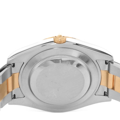 Rolex Stainless Steel 18K Yellow Gold 41mm Oyster Perpetual Datejust II Watch Slate 116333 4 of 5