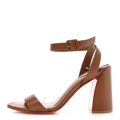 Christian Louboutin Nappa Miss Jane 85 Sandal 38.5 Brown 1 of 7