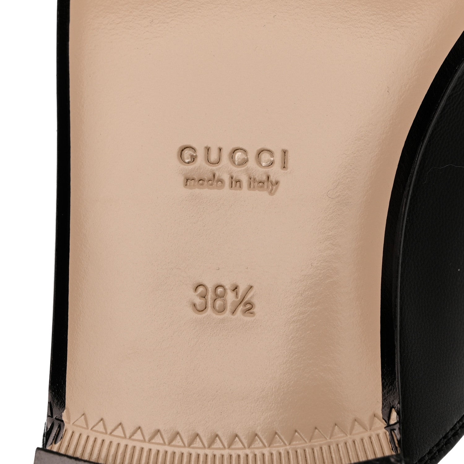 Gucci Malaga Kid Web Womens Princetown Slippers 38.5 Black 8 of 10