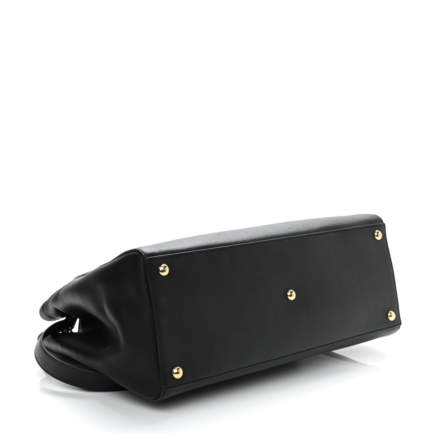 Fendi Vitello Elite Regular 2Jours Tote Black 4 of 10