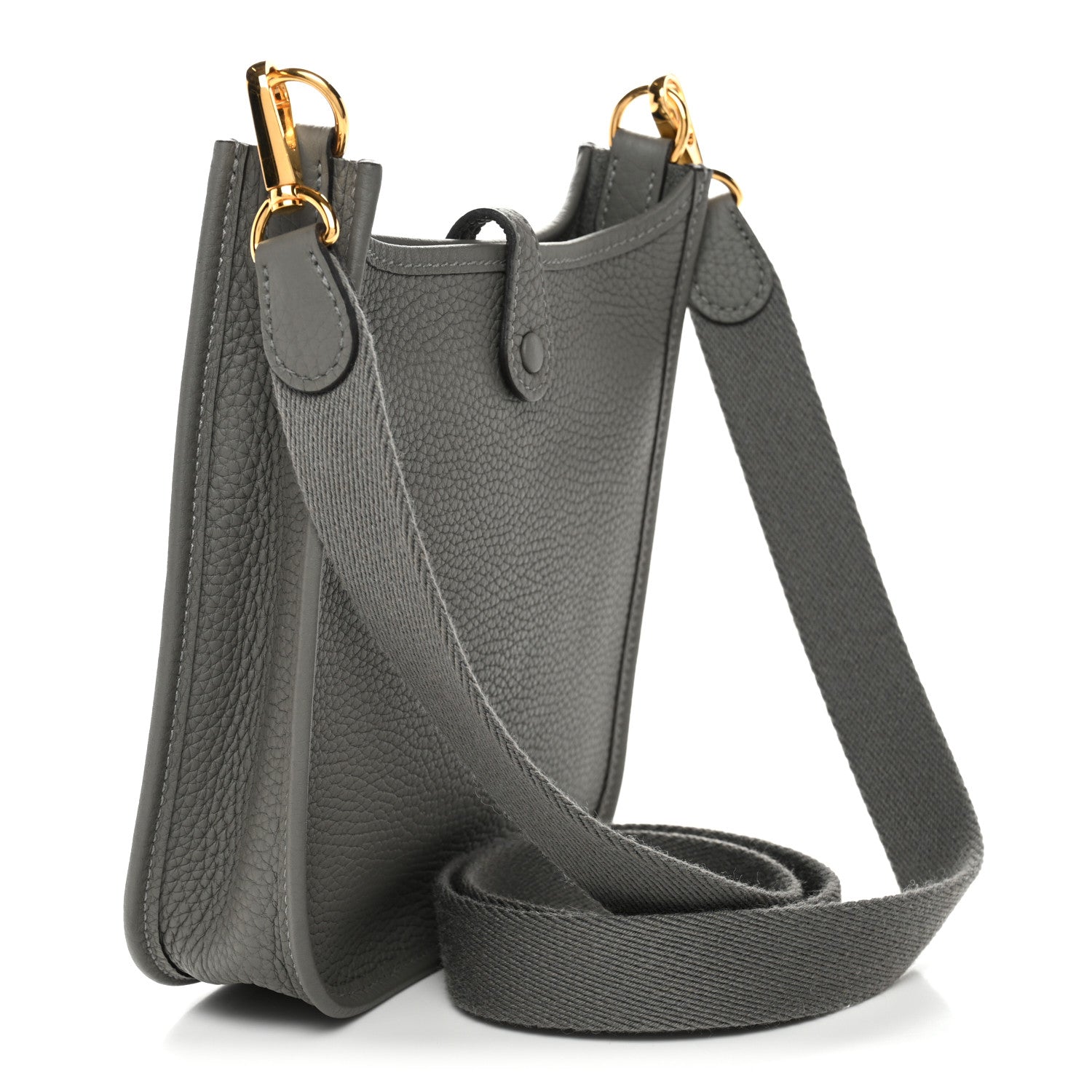 Hermes Taurillon Clemence Evelyne TPM Gris Meyer 1875654