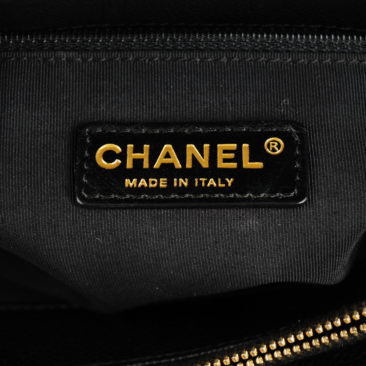 Caviar Quilted Grand Shopping Tote GST Black