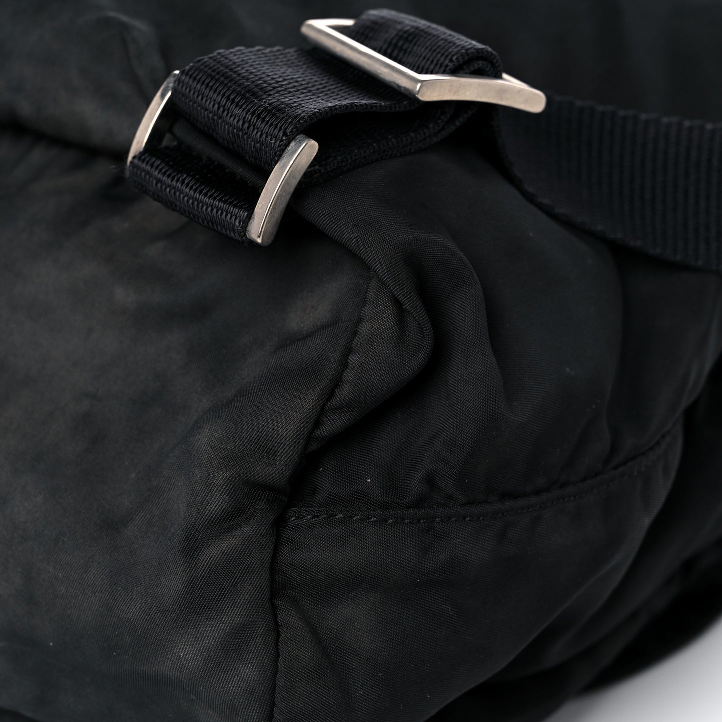Nylon Vela Medium Backpack Black