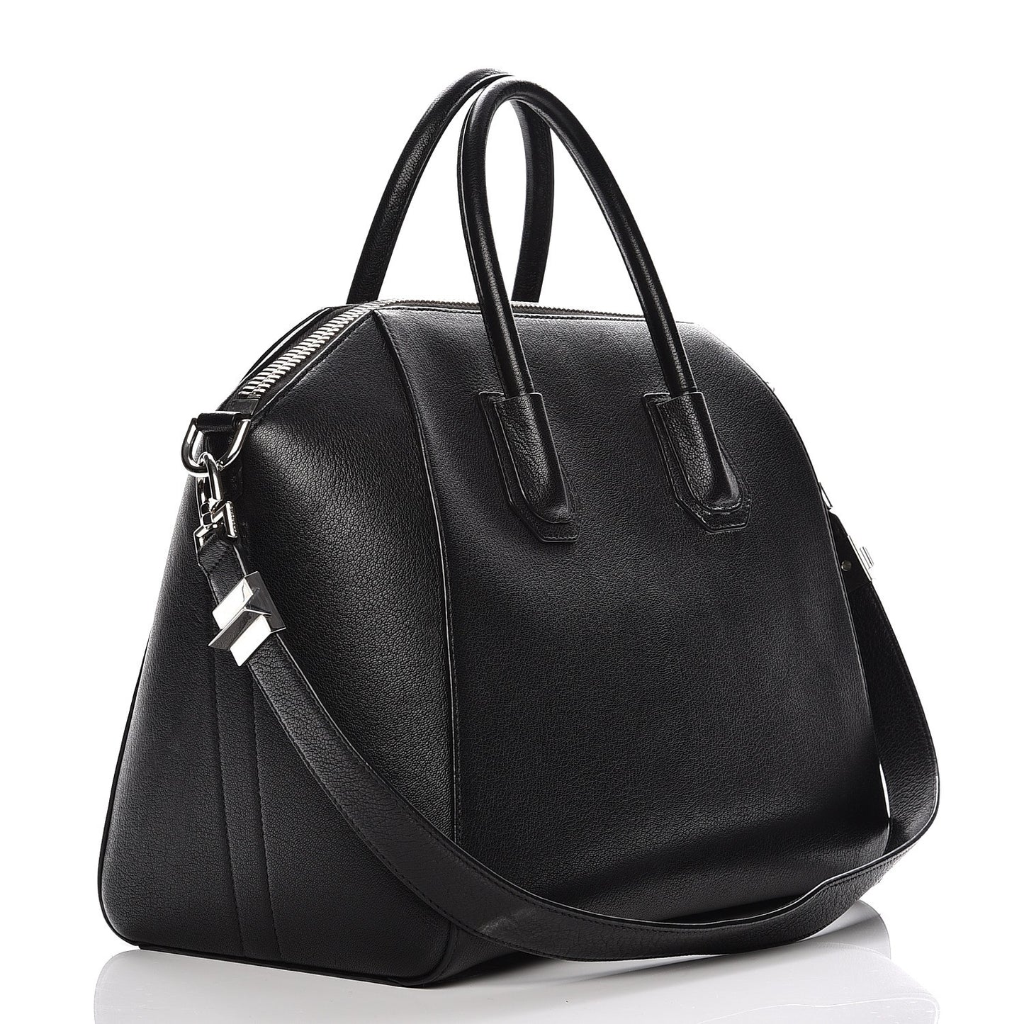 Sugar Goatskin Medium Antigona Black
