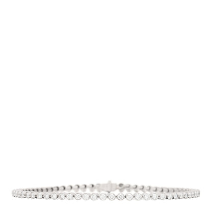 Tiffany Platinum Diamond Jazz Tennis Bracelet 1 of 4