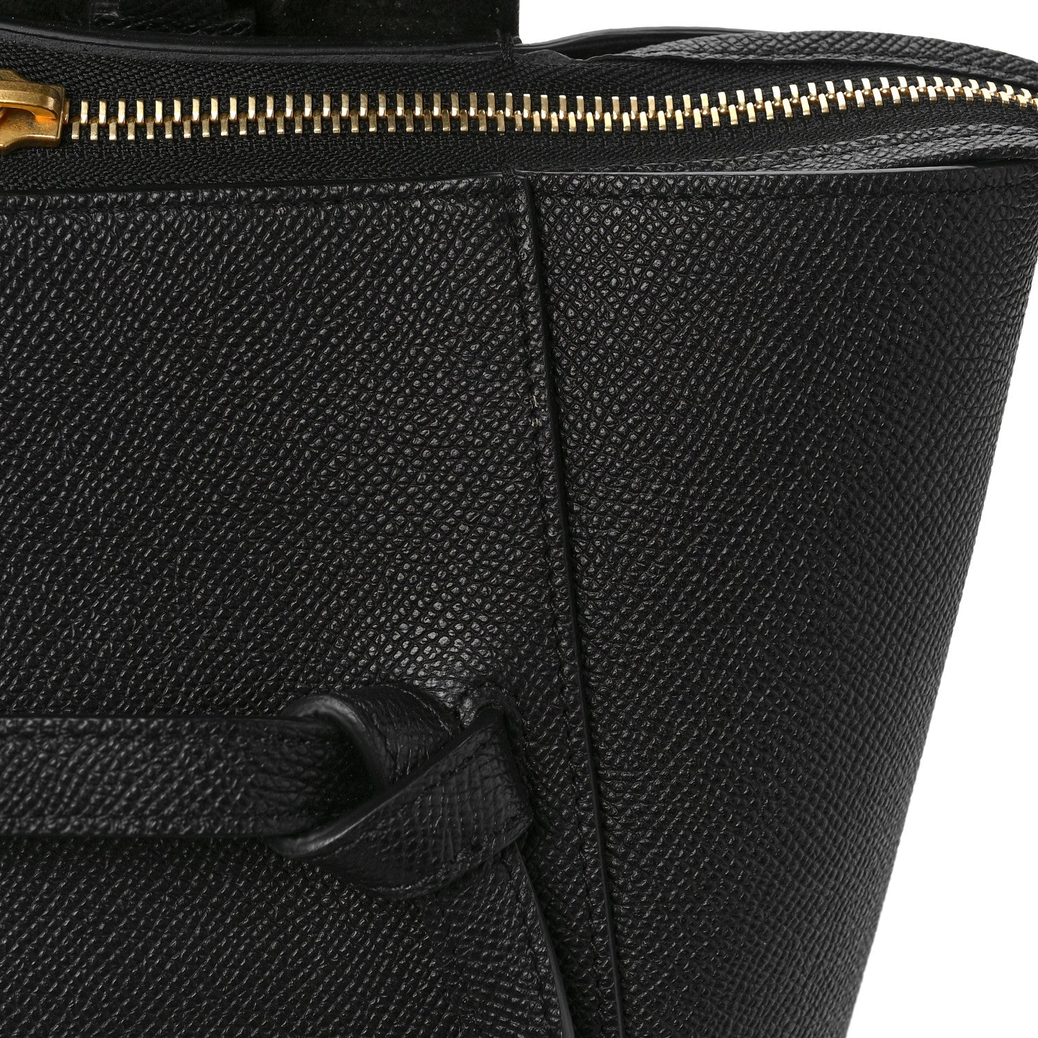 Celine Grained Calfskin Mini Belt Bag Black 10 of 10