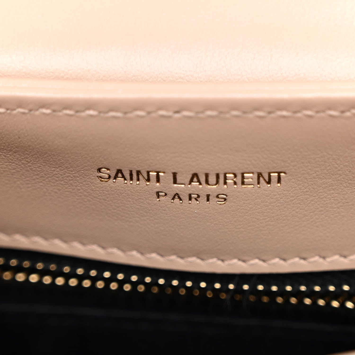 Saint Laurent Calfskin Y Quilted Monogram Toy Loulou Crossbody Bag Dark Beige 7 of 11
