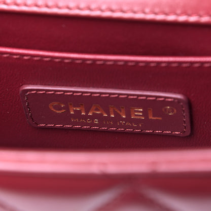 Chanel Calfskin Quilted Mini Perfect Fit Flap Burgundy 4 of 4
