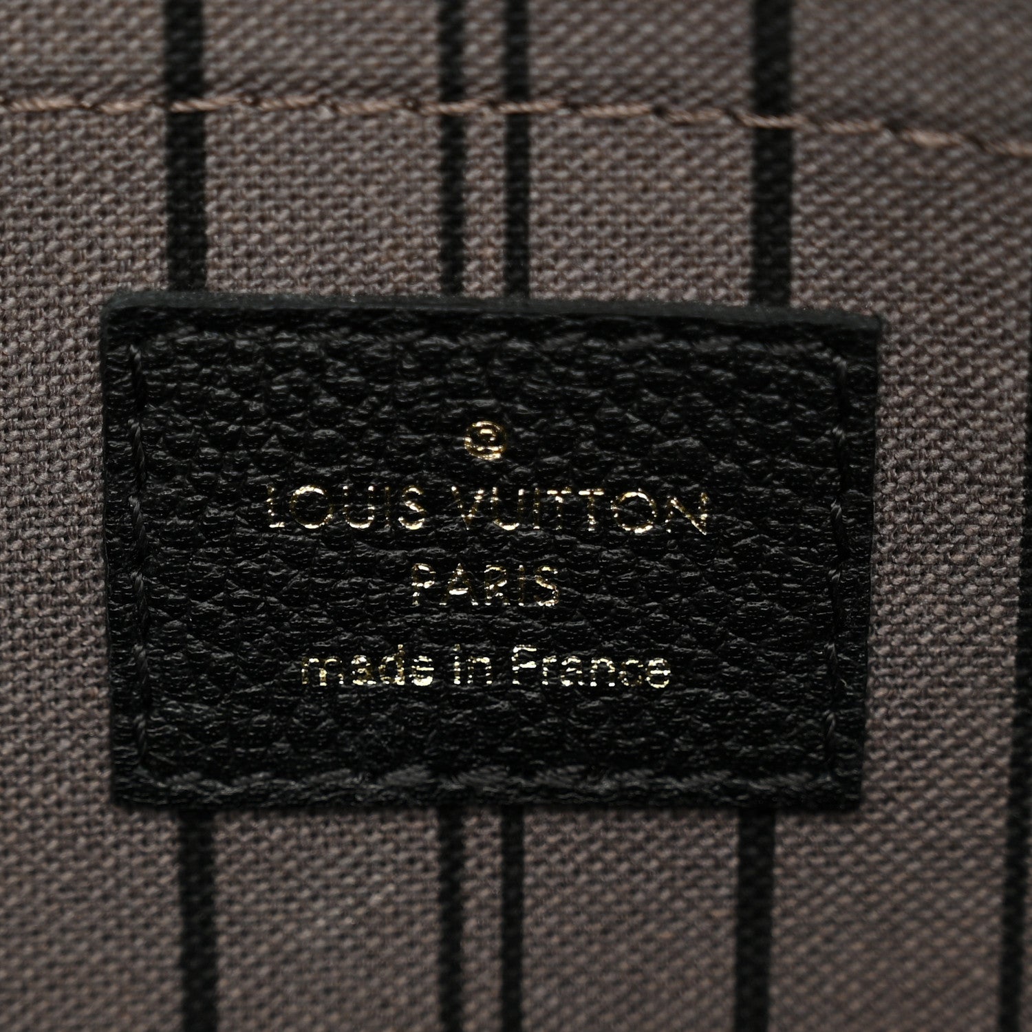Louis Vuitton Empreinte Montaigne MM Black 6 of 9