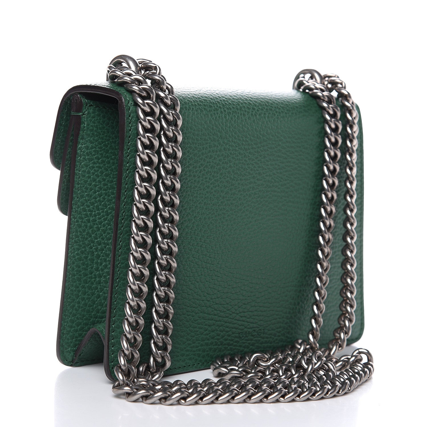 Gucci Calfskin Mini Dionysus Shoulder Bag Emerald 3 of 10
