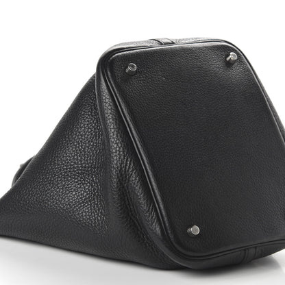 Hermes Taurillon Clemence Picotin Lock 22 MM Black 6 of 9