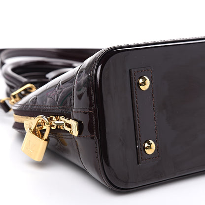 Louis Vuitton Vernis Alma BB Amarante 7 of 8