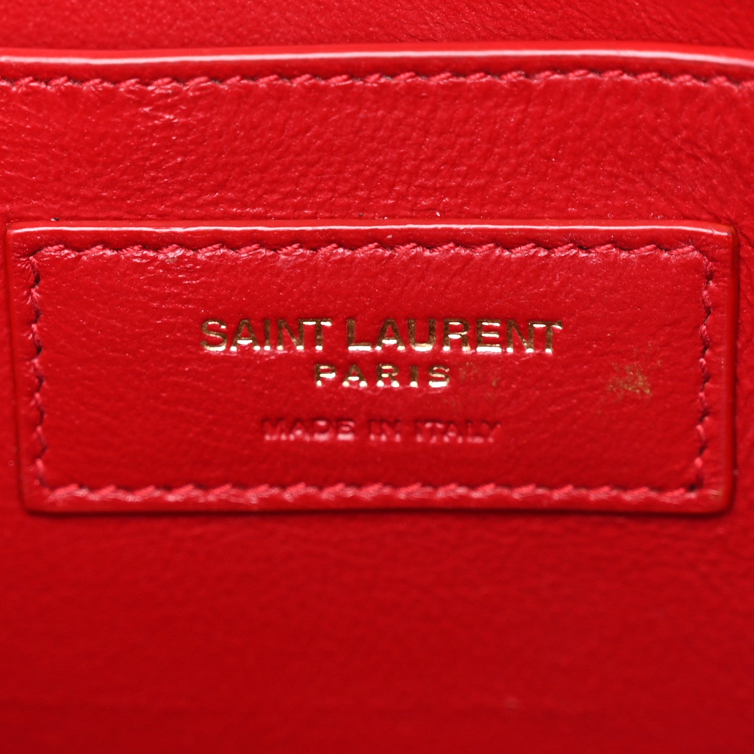 Saint Laurent Smooth Calfskin Manhattan Shoulder Bag Rouge Eros 6 of 10