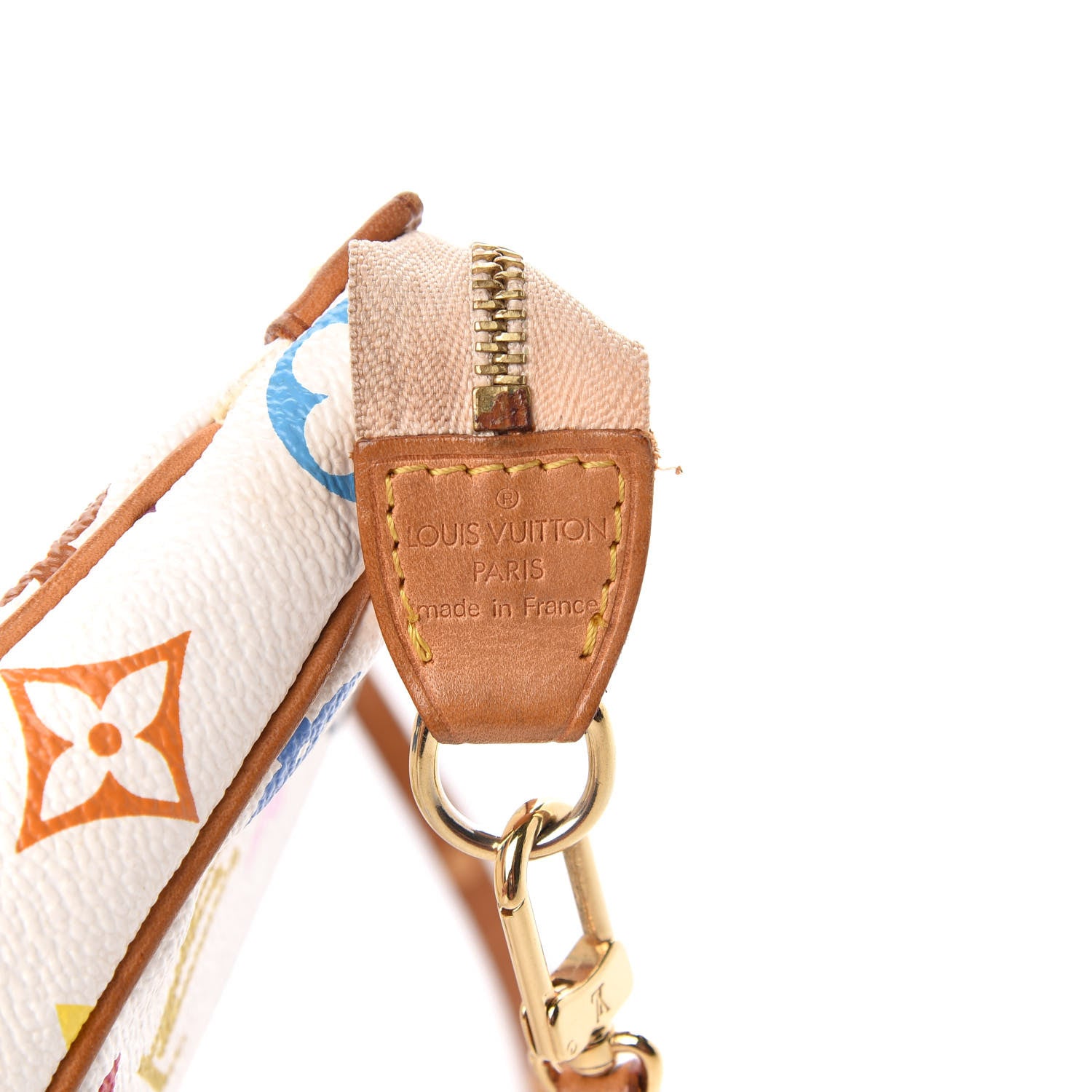 Louis Vuitton Monogram Multicolor Pochette Accessories White 8 of 12