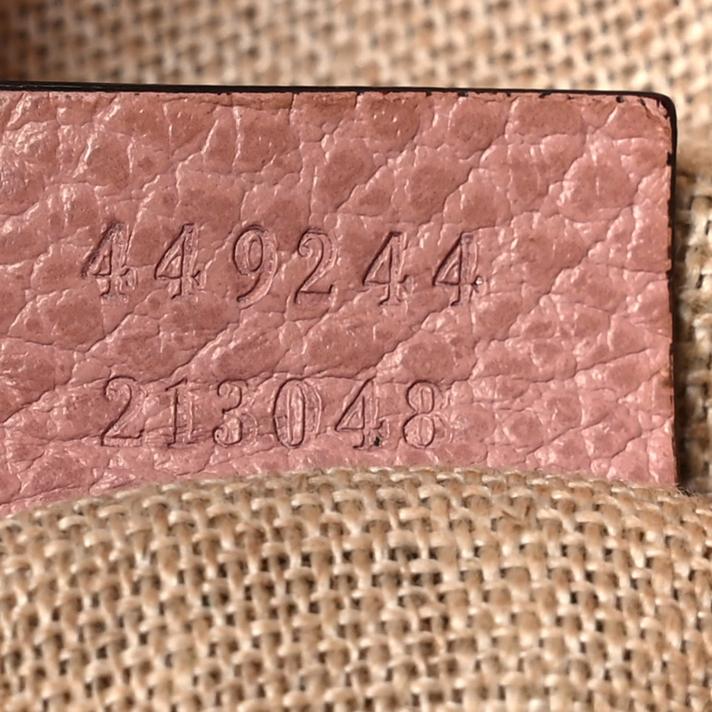 GG Monogram Large Margaux Hobo Beige Soft Pink