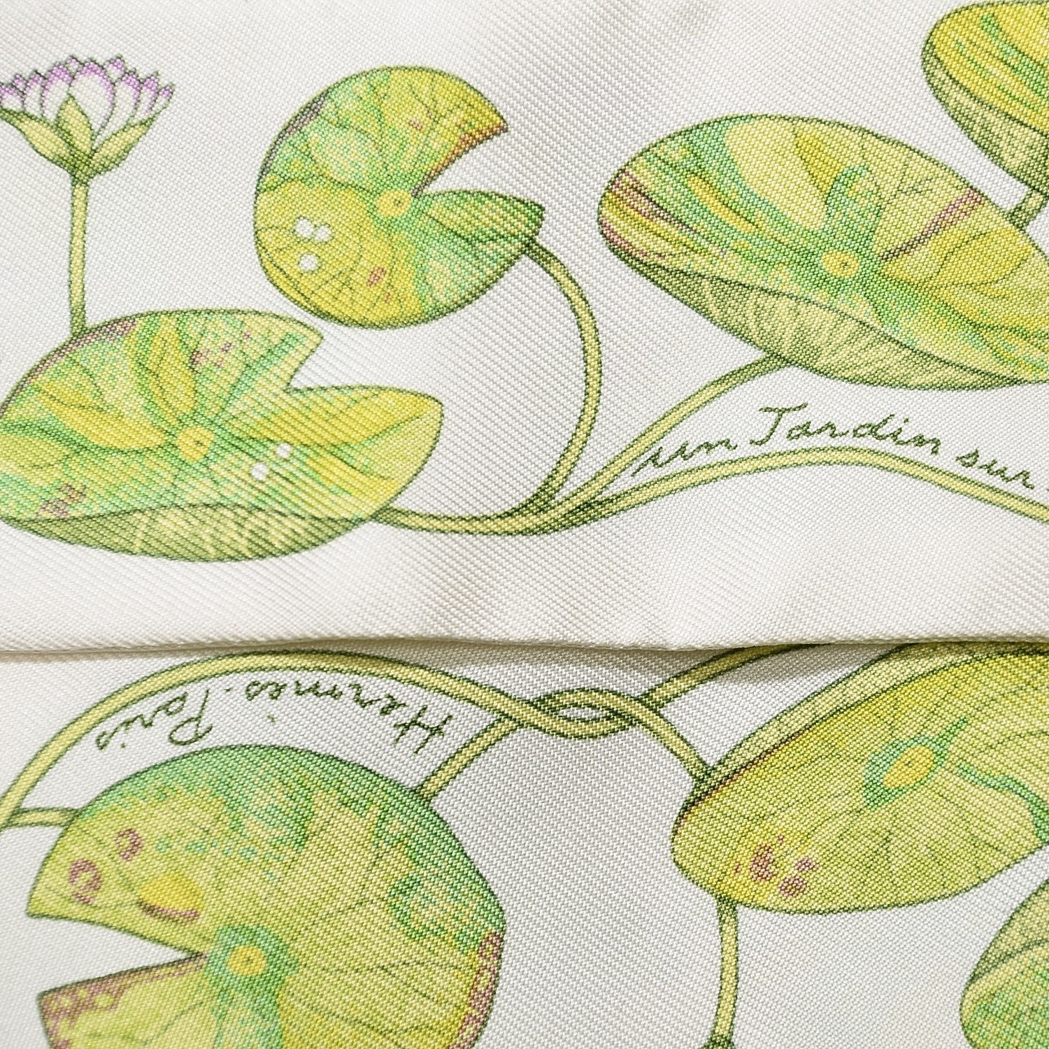 Hermes Silk Un Jardin Sur Le Nil Twilly Scarf 3 of 4