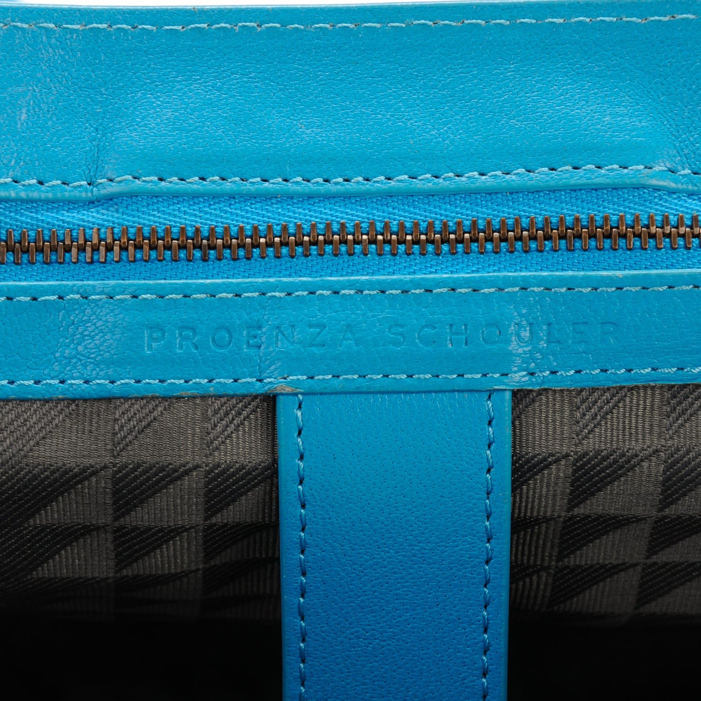 Lambskin Medium PS1 Satchel Sky Blue