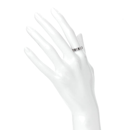 Cartier 18K White Gold 3.5mm LOVE Wedding Band Ring 58 8.5 2 of 5