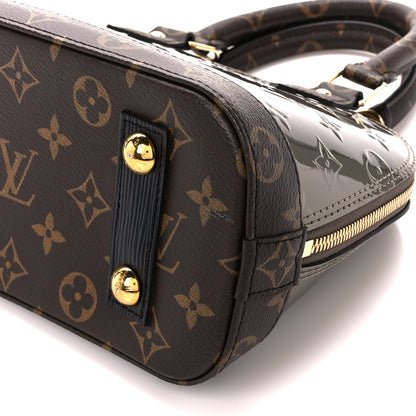 Louis Vuitton Vernis Monogram Alma BB Taupe Metallise 10 of 10