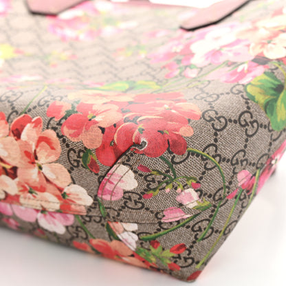 Gucci GG Supreme Monogram Blooms Medium Reversible Tote Beige Multicolor Dry Rose 11 of 33