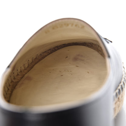 Chanel Lambskin CC Espadrilles 38 Black 12 of 14