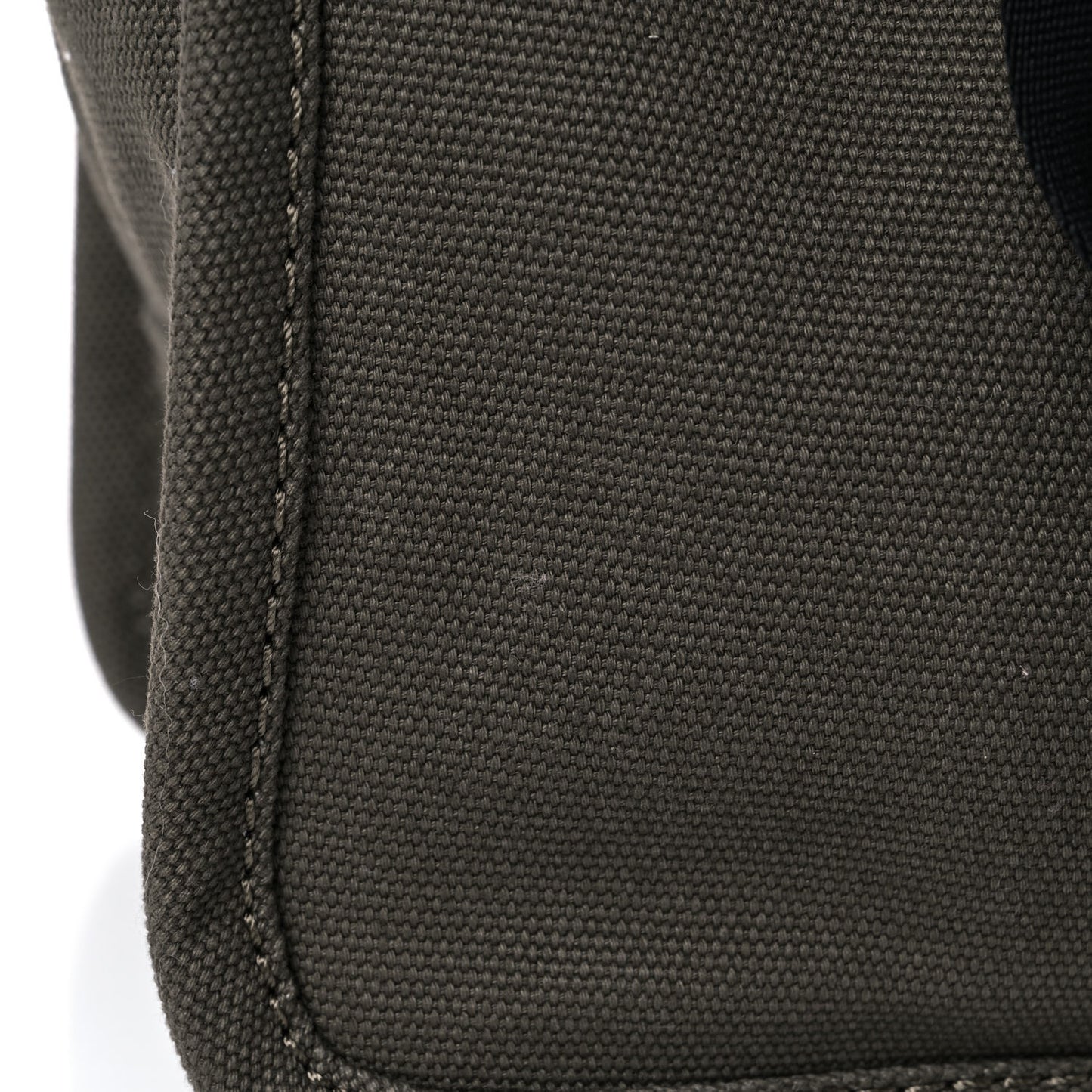Canvas Signet Tote Bag Olive
