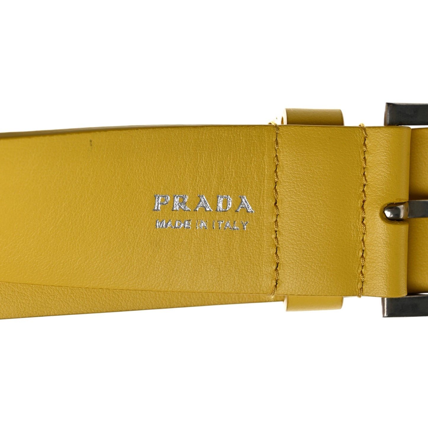 Saffiano Triangle Shoulder Belt Bag Sunny Yellow