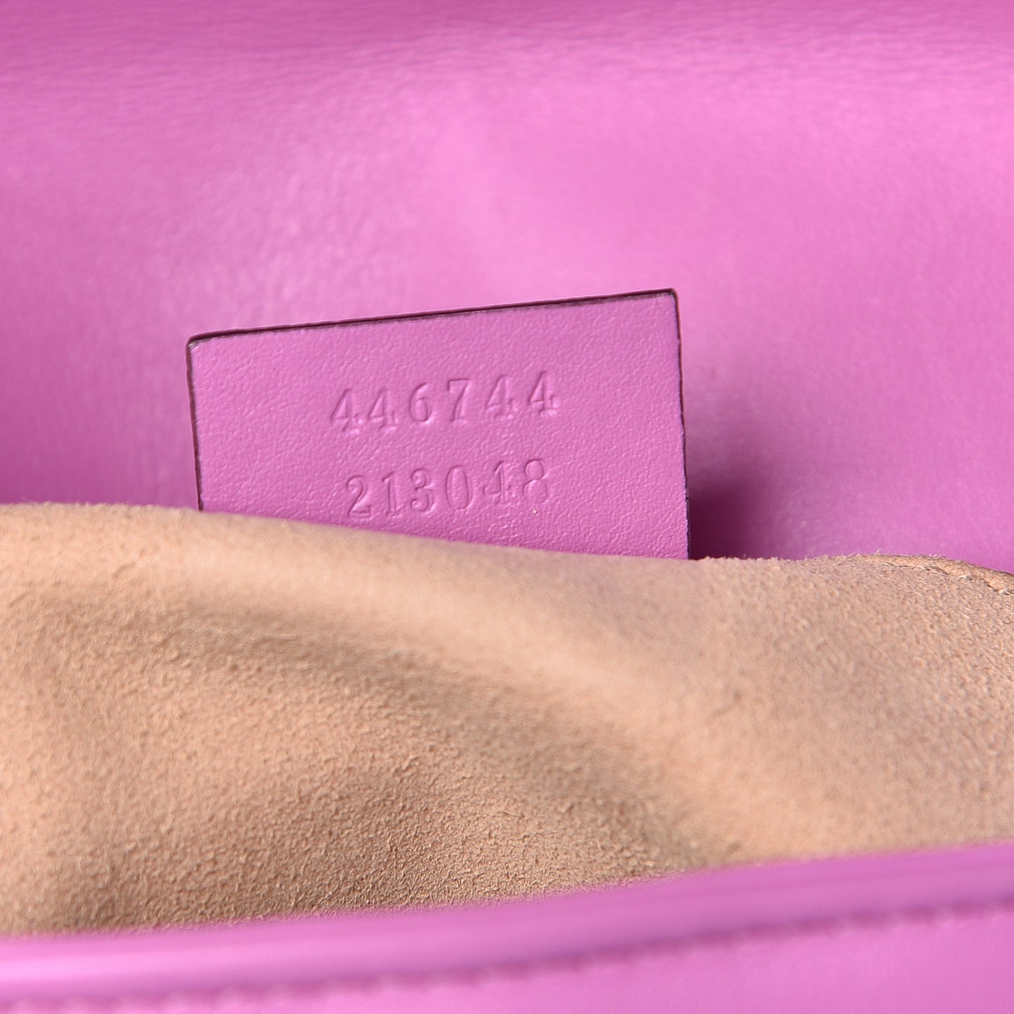 Calfskin Matelasse Mini GG Marmont Shoulder Bag Candy Mousse