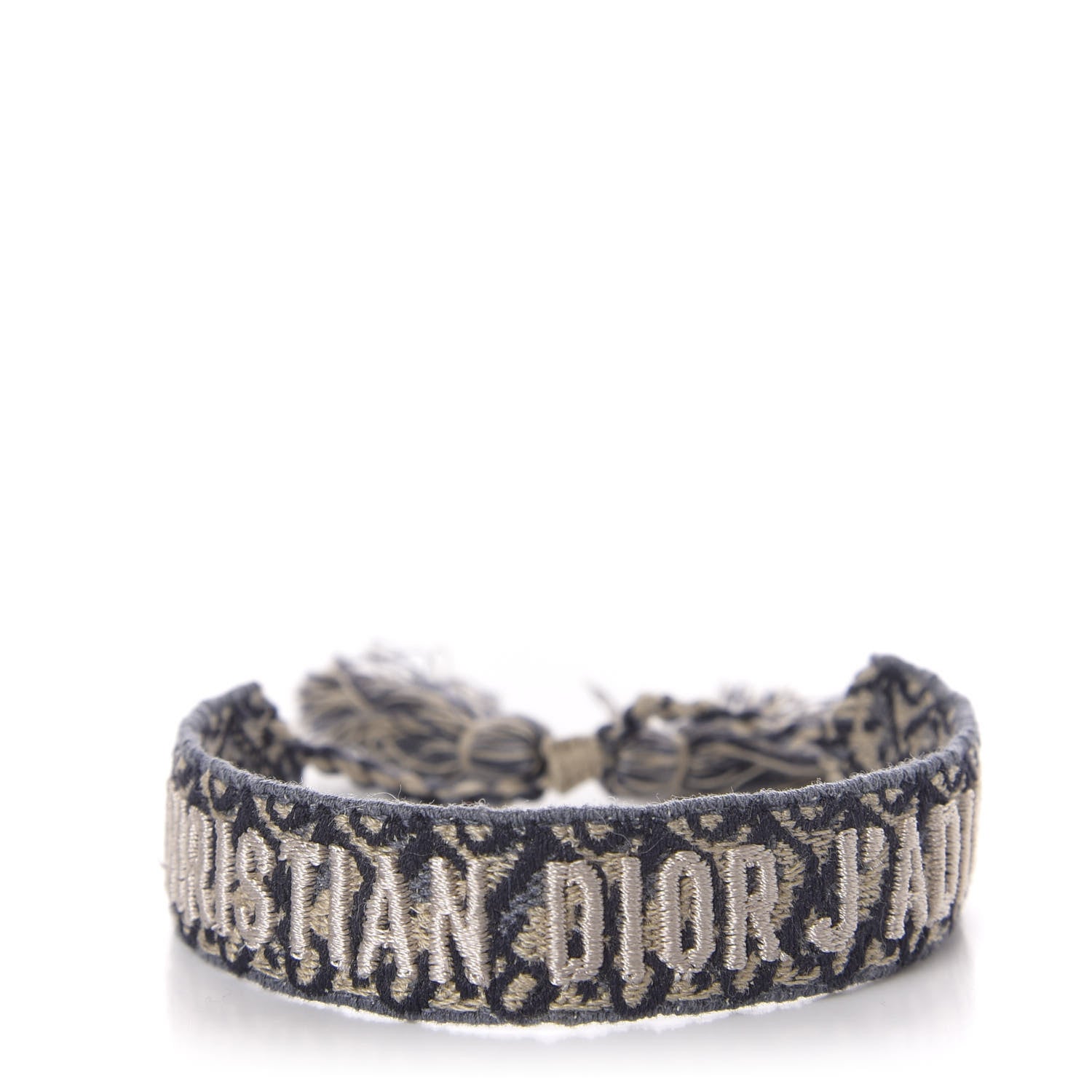 Christian Dior Woven Cotton J'Adior Friendship Bracelet Blue 1 of 4