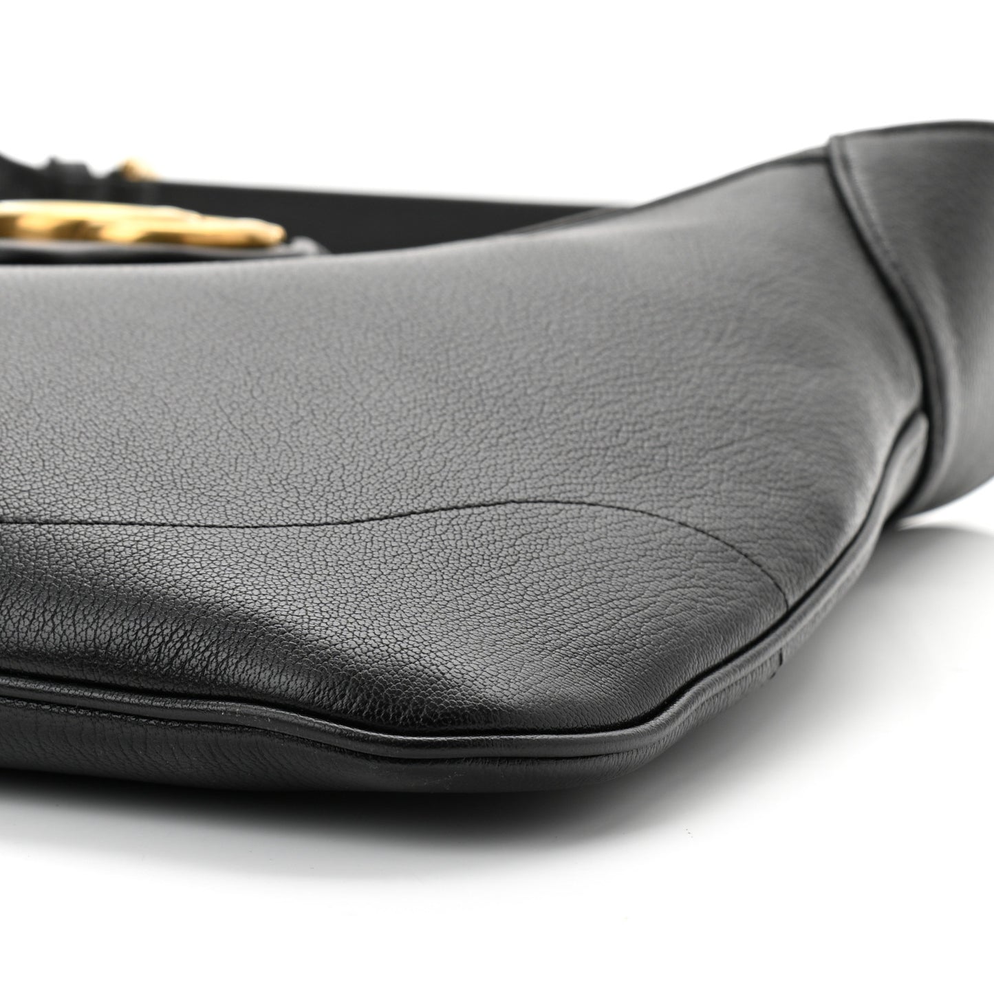 Goatskin Medium Aphrodite Shoulder Bag Black