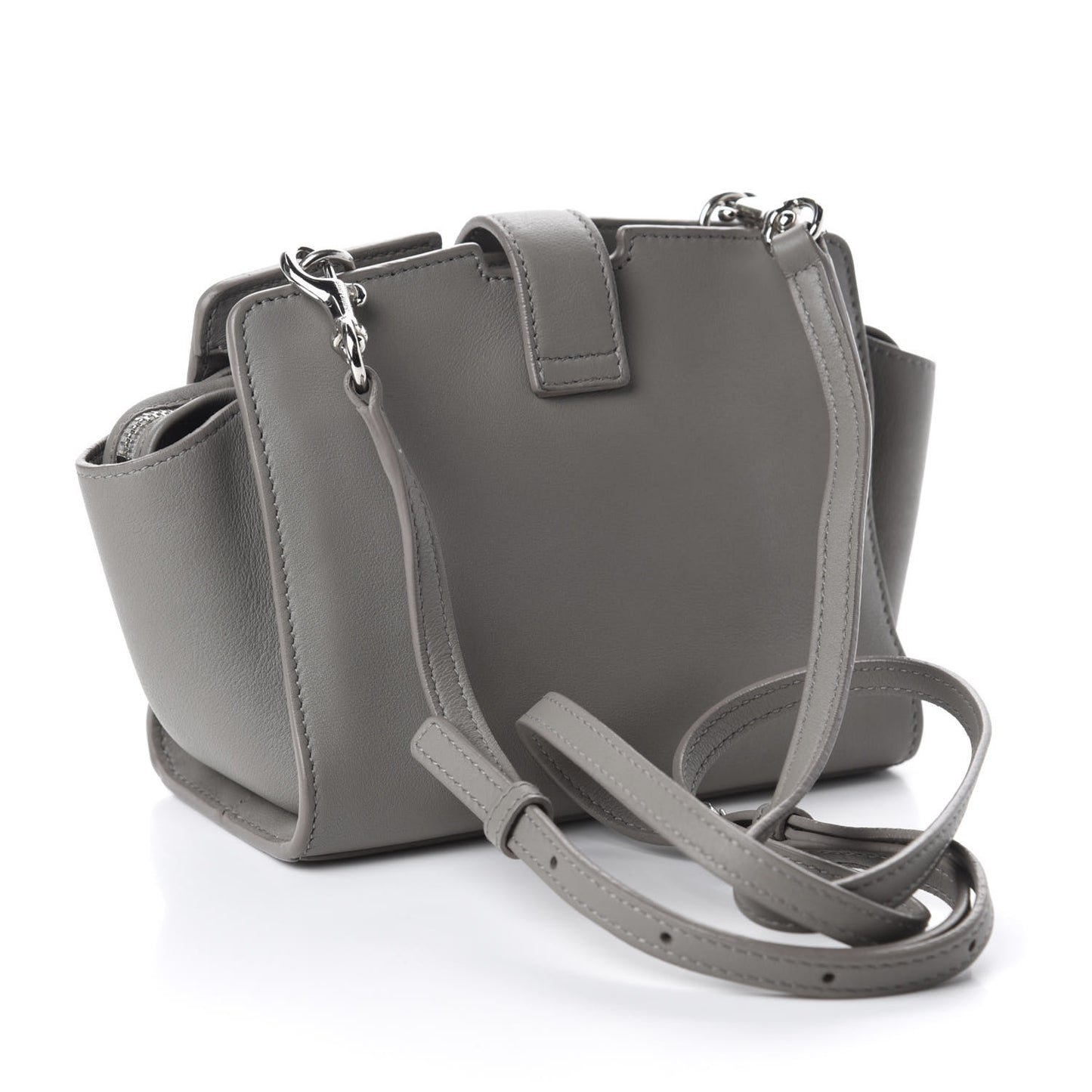 Calfskin Monogram Toy Cabas Oyster Grey