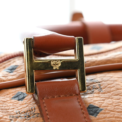 MCM Visetos Traveler Bag Cognac 13 of 16