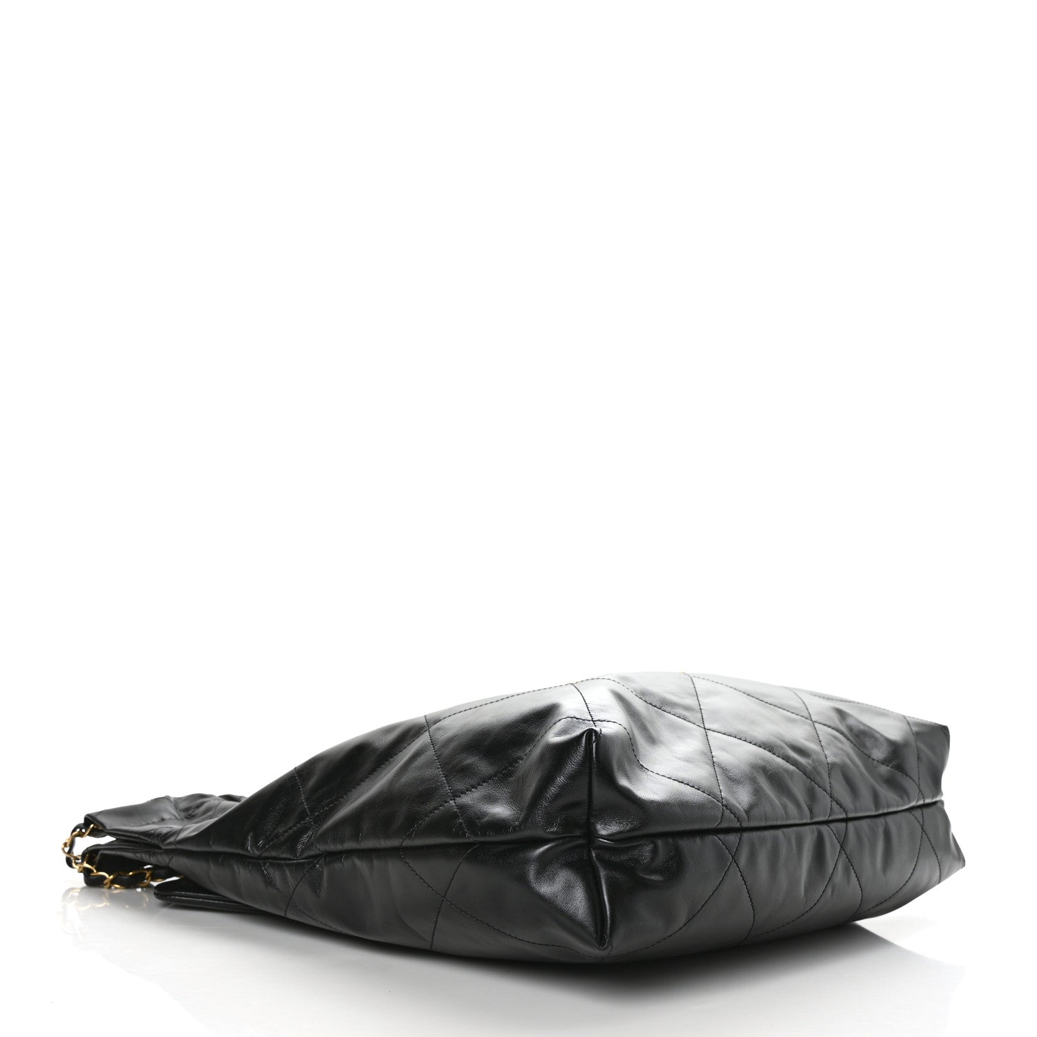 Chanel Shiny Calfskin Quilted Large Chanel 22 Black 5 of 11