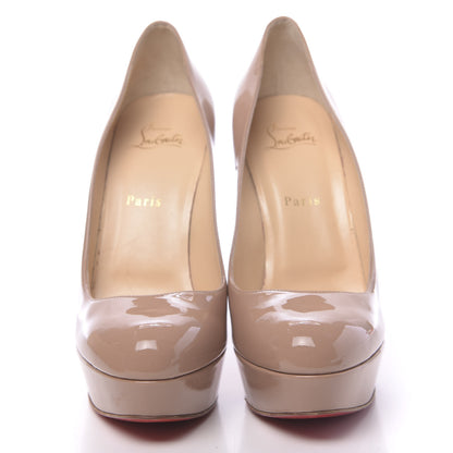 Christian Louboutin Patent Bianca 140 Pumps 40 Nude 2 of 10