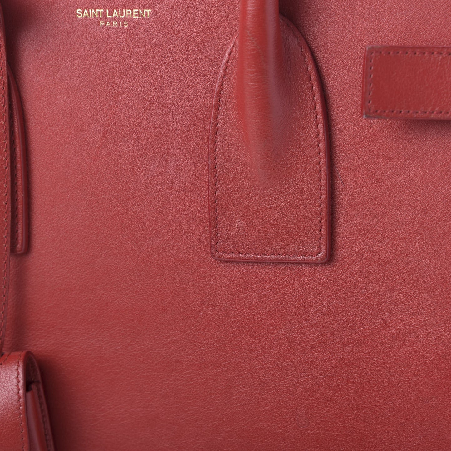 Calfskin Small Sac De Jour Lipstick Red