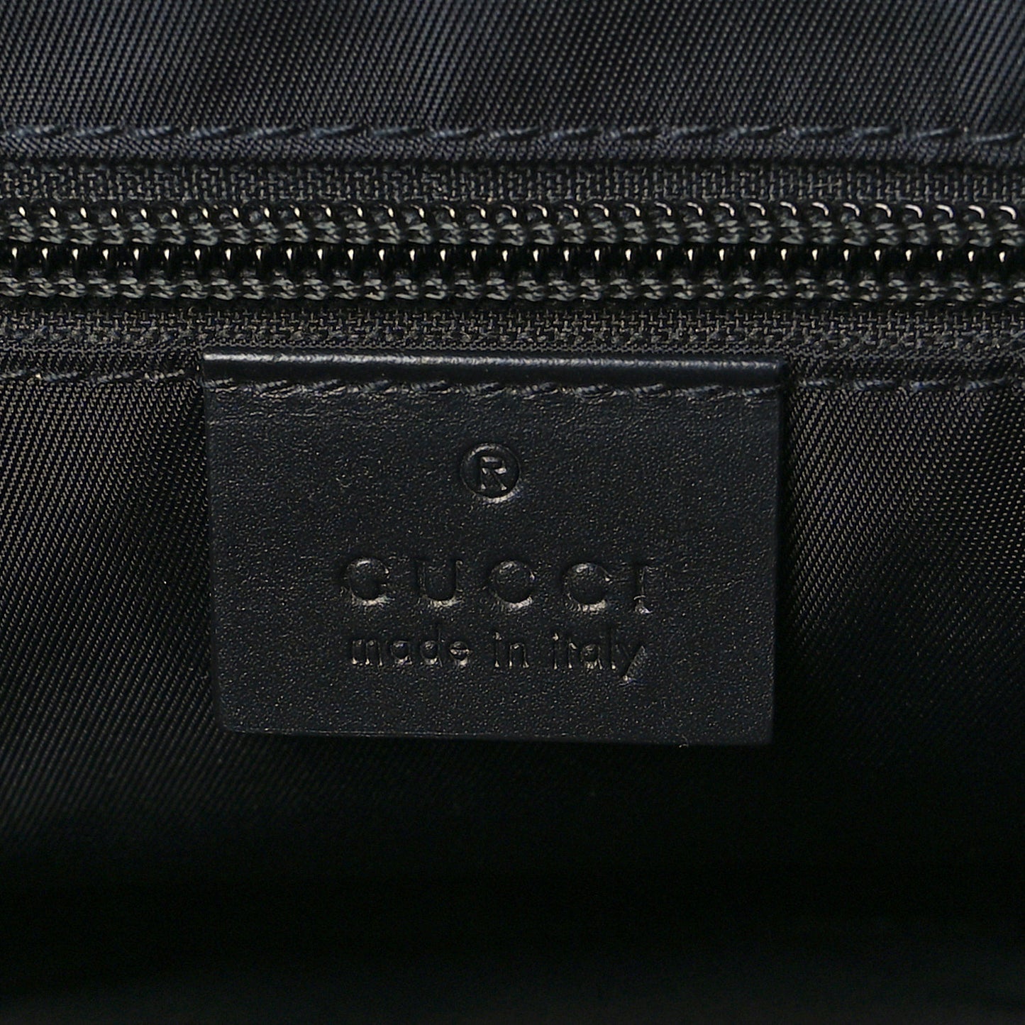 GG Supreme Monogram Web Messenger Bag Black