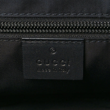 Gucci GG Supreme Monogram Web Messenger Bag Black 5 of 9
