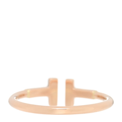 Tiffany 18K Rose Gold T Wire Ring 54 7 3 of 5