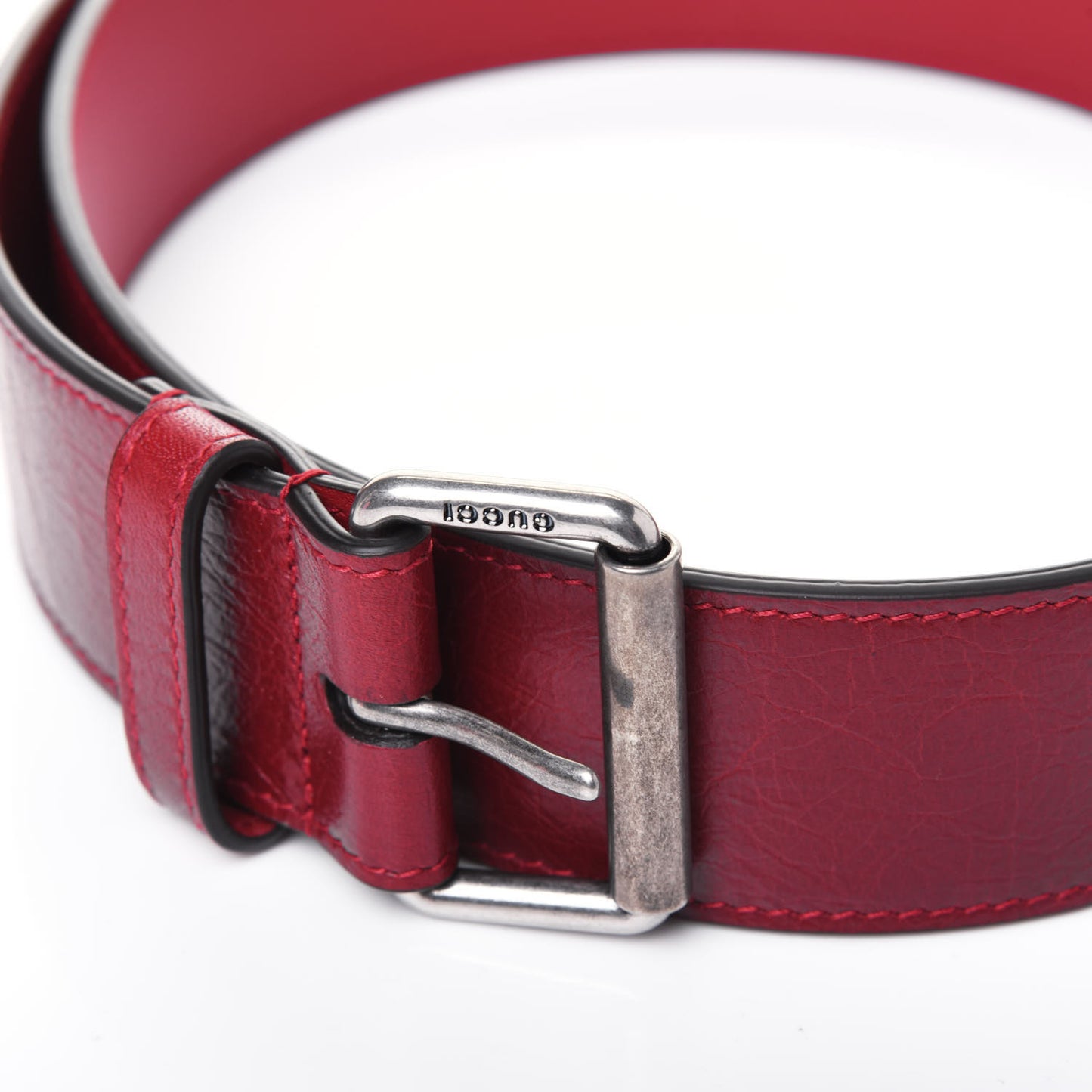 Fluffy Calfskin Mini Morpheus Belt Bag 90 36 Red