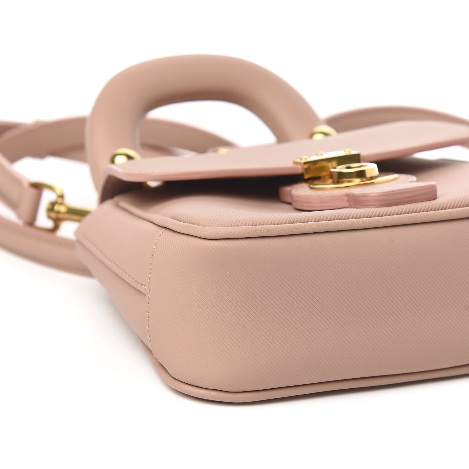 Burberry Trench Calfskin Mini DK88 Top Handle Bag Light Pink 9 of 11