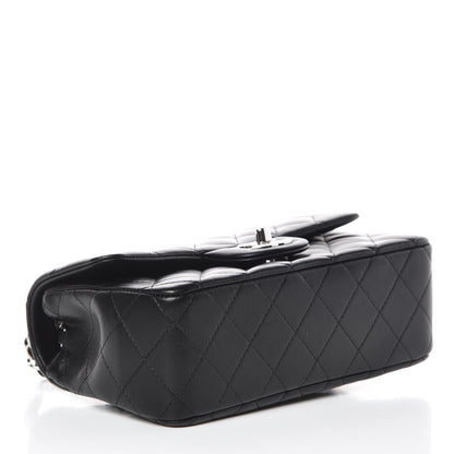 Chanel Lambskin Quilted Mini Rectangular Flap Black 4 of 11