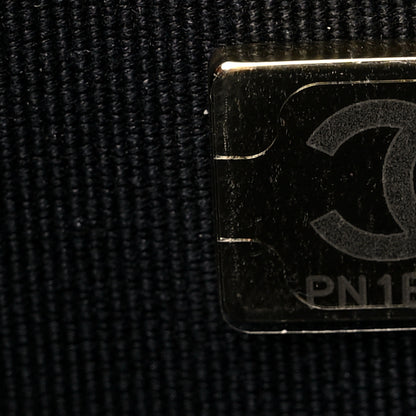 Chanel Caviar Quilted Crystal CC Wallet On Chain WOC Black 7 of 10