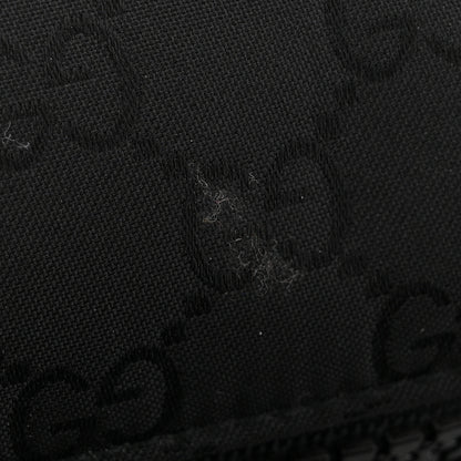 Gucci Nylon Monogram Fanny Pack Belt Bag Black 11 of 11